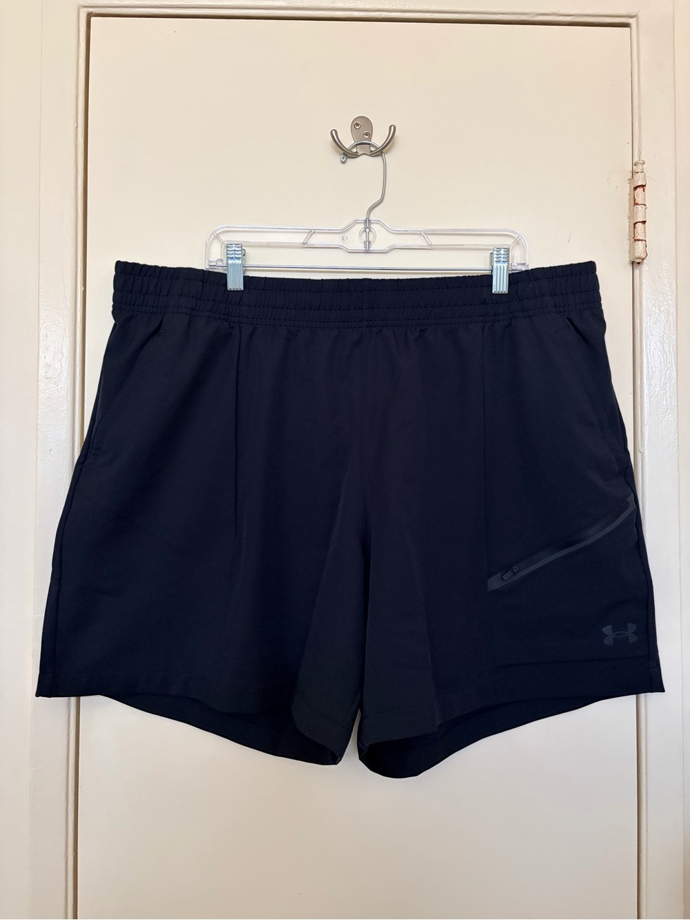 Under Armour Men’s Black Athletic Zip Pocket Shorts